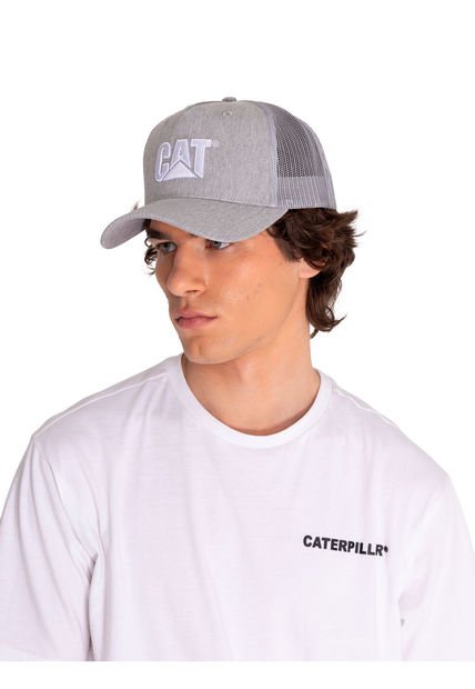 Jockey Gris Trucker 2Logo Hat Hombre Cat