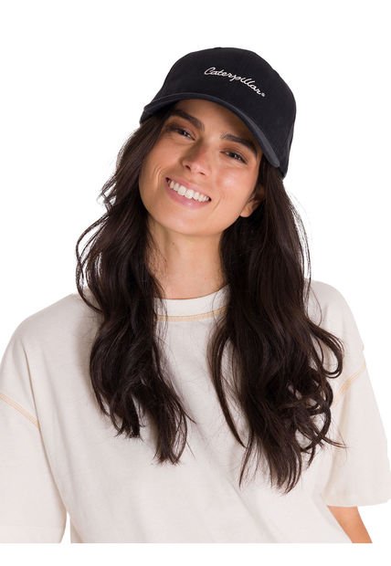 Jockey W'S Script Hat Mujer Negro CAT