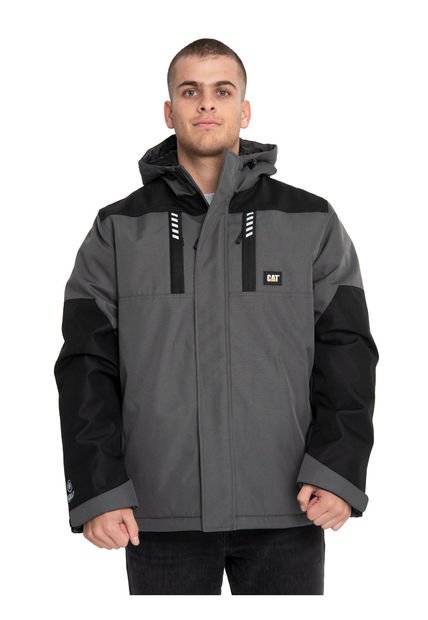 Chaqueta Hombre Midweight Insulated Oxford Gris CAT