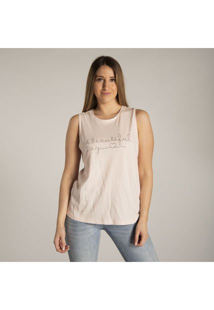 Polera S/M Mujer W Lifted Tank Morado CAT