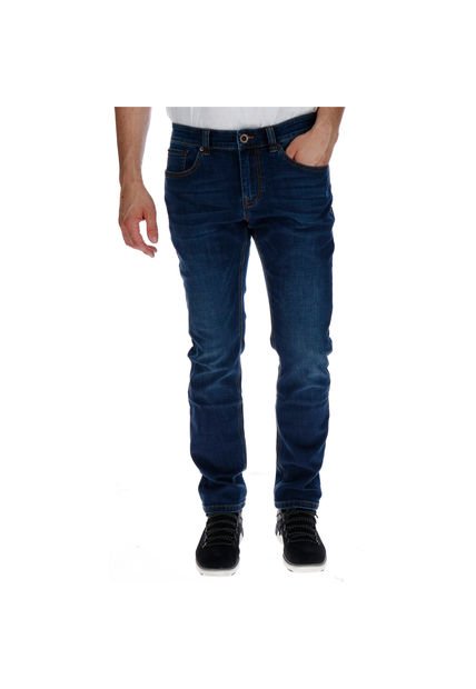 Jeans Hombre Coolmax Slim Azul CAT