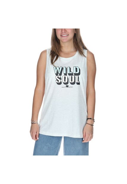 Polera S/M Mujer W Lifted Tank Gris CAT