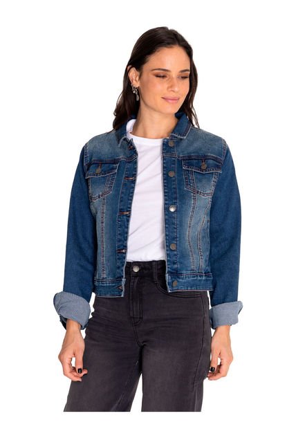 Chaqueta Denim Mujer W Foundation Denim Jacket Azul CAT