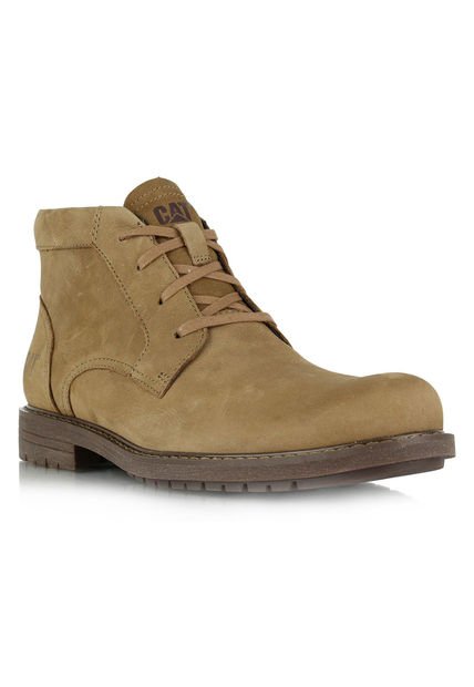 Botin Cuero Brock Beige CAT