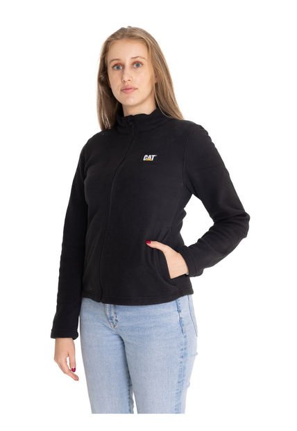 Polar Mujer Microfleece Full Zip Negro CAT