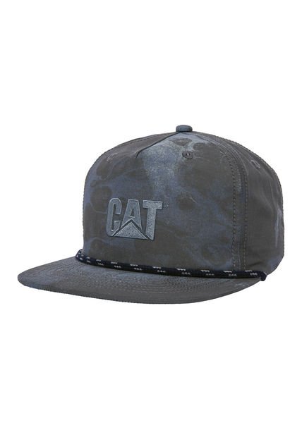 Jockey Casual Hombre Cat Logo Aop 5-Panel Hat Azul CAT