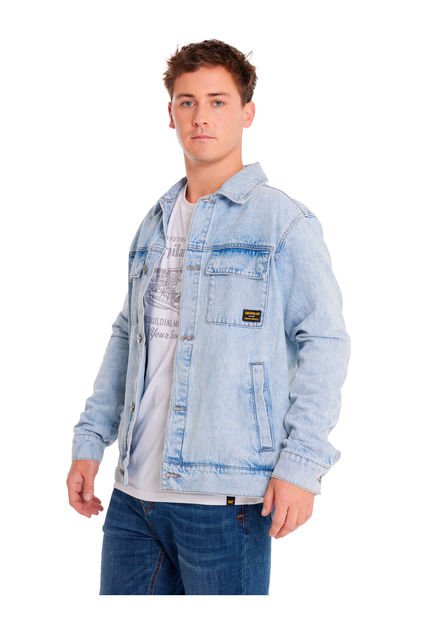 Chaqueta Unisex Denim Work Jacket Azul Claro CAT