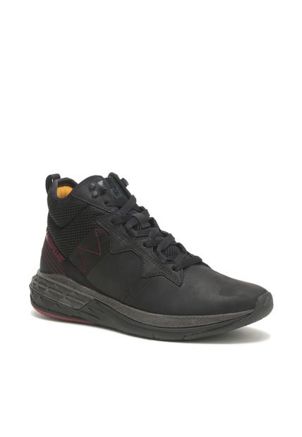 Zapatilla C/Caña Cuero Hombre Cityrogue Mid Negro CAT