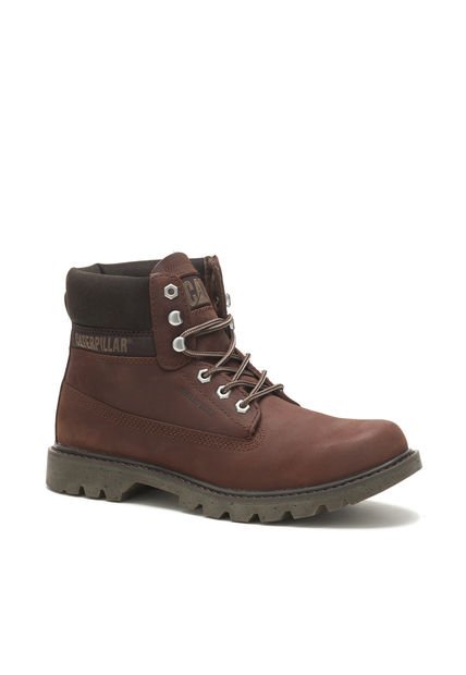 Botin Cuero Hombre E Colorado Wp Café CAT