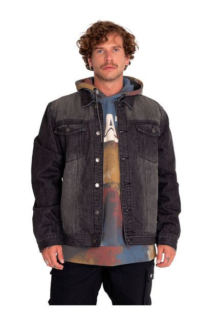 Chaqueta Hombre Flannel Lined Denim Gris CAT