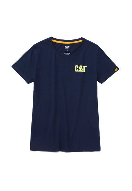 Polera Manga Corta Mujer Women'S Trademark Tee Azul CAT