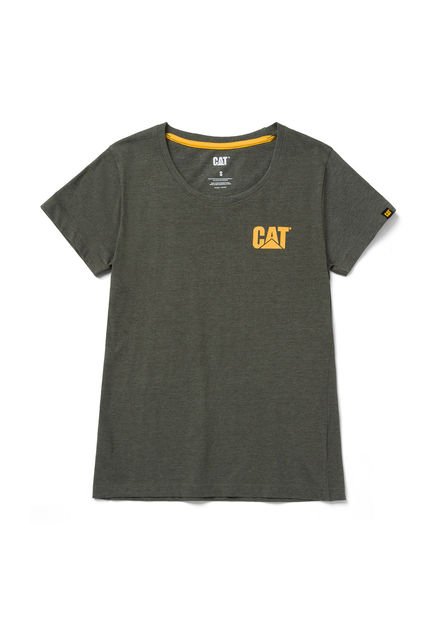 Polera Manga Corta Mujer Women'S TrademarkVerde CAT