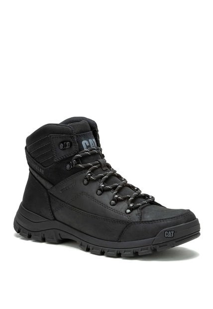 Botin Cuero Hombre Threshold Hiker Negro CAT