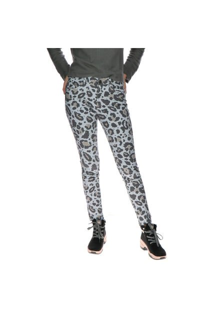 Pantalon Mujer Print/Fashion Symbol Jegging Gris CAT