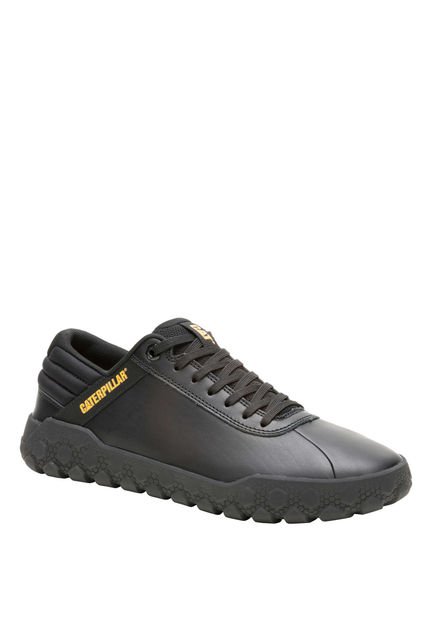 Zapatilla Cuero Hombre Hex Plus Negro CAT