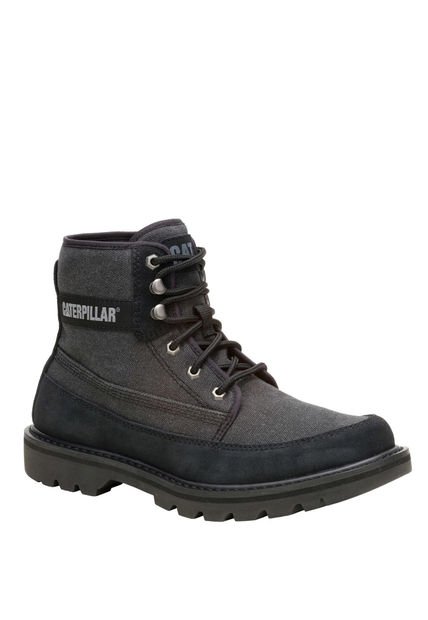 Botin Hombre Colorado 2 Canvas Negro CAT