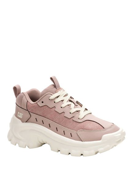 Zapatilla Cuero Mujer Intruder Lite Rosa Palido CAT