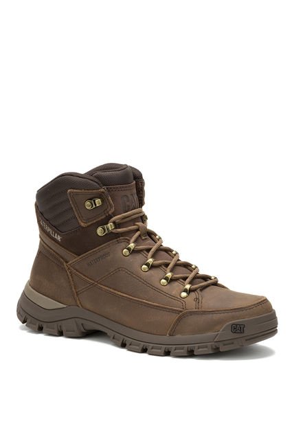 Botin Cuero Hombre Threshold Hiker Wp Café CAT