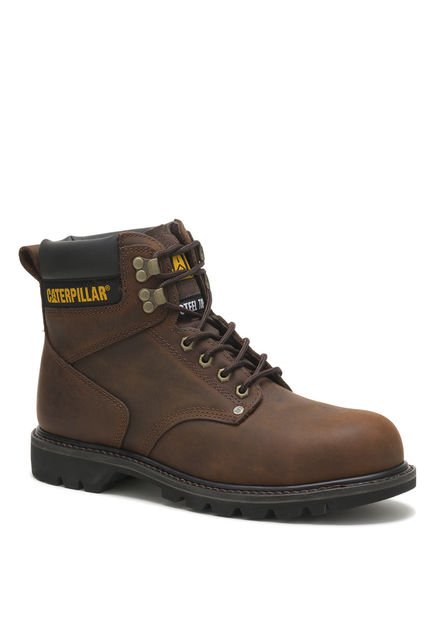 Botin Industrial Hombre Second Shift St Café CAT