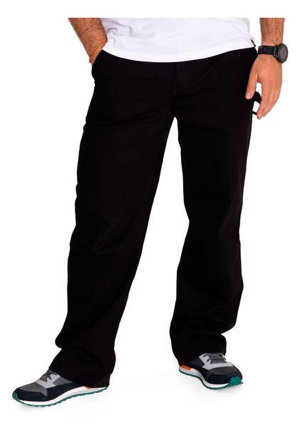 Pantalón Hombre Twill Carpenter Straight Negro CAT