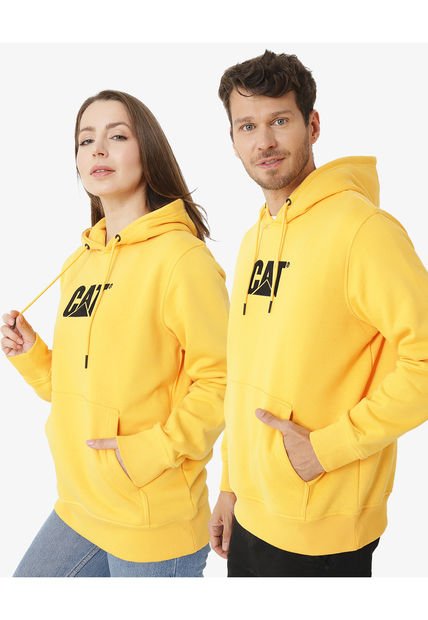 Polerón Fleece Logo Pull Amarillo Unisex CAT