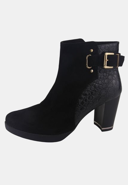 Botin Cady-3 Moda Negro Chalada