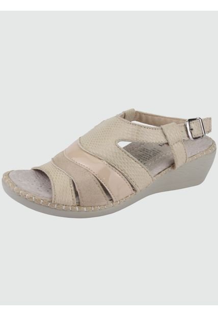 Sandalia Soft-45 Moda Nude Chalada