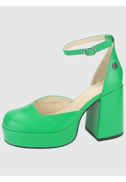 Zapato Dream-1 Plataforma Verde Chalada