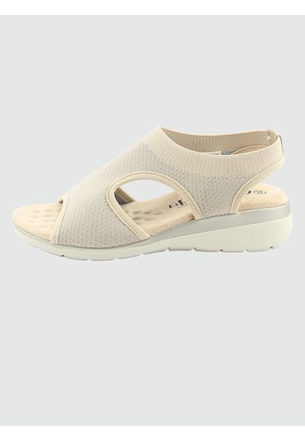 Sandalia Floro-4 Casual Beige Chalada