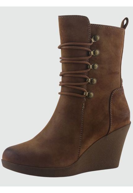 Botin Wedge-43 Casual Camel Chalada