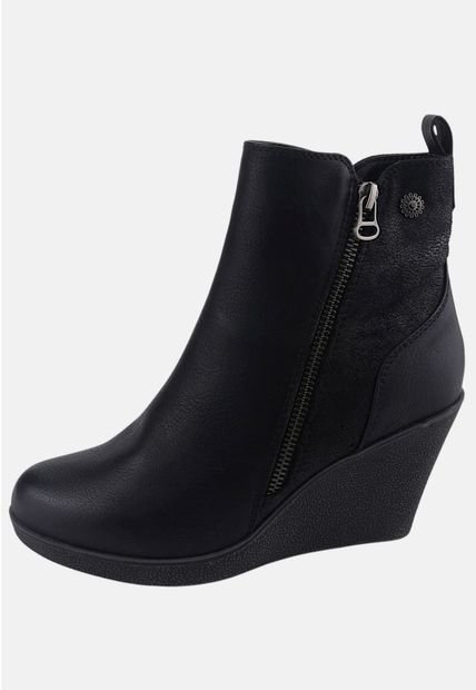 Botin Wedge-41 Casual Negro Chalada