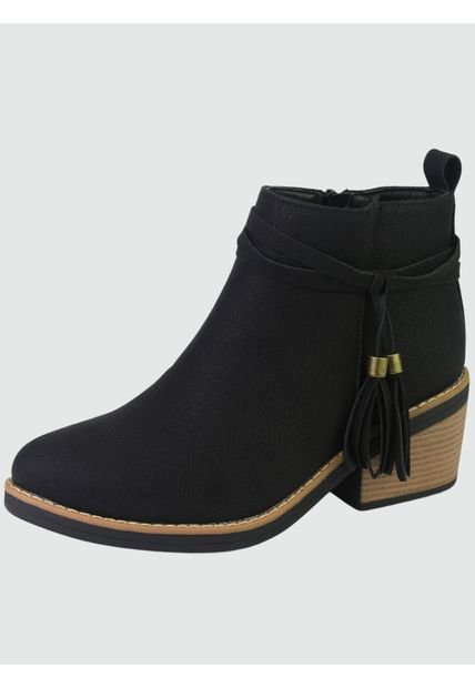 Botin Camp-38 Casual Negro Chalada