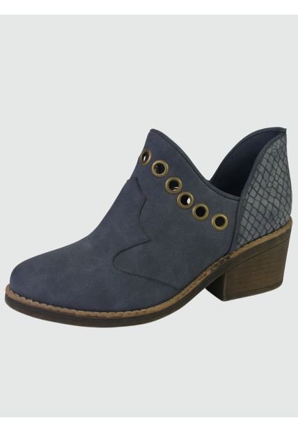 Botin Camp-15 Casual Azul Chalada