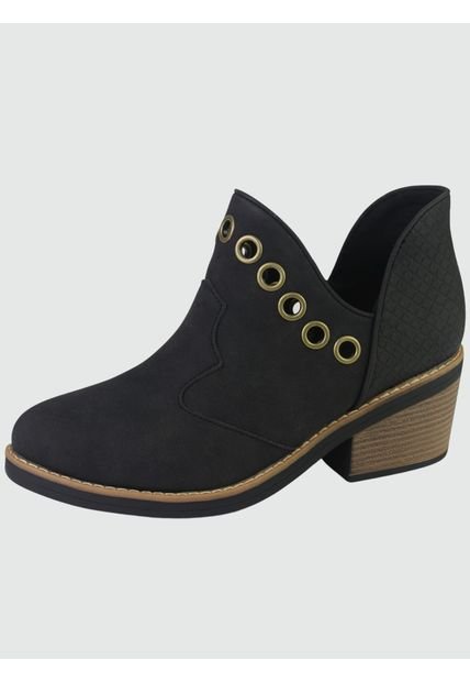 Botin Camp-15 Casual Negro Chalada