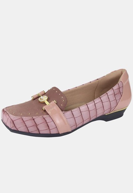 Mocasin Alpa-1 Moda Rosado Chalada