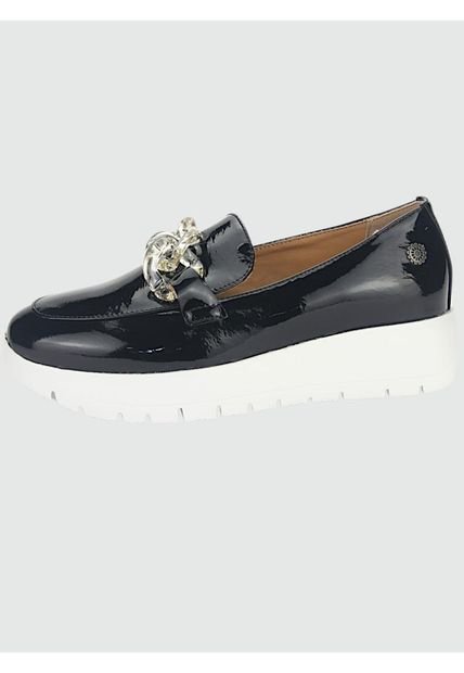 Mocasin Wonder-1 Casual Negro Chalada