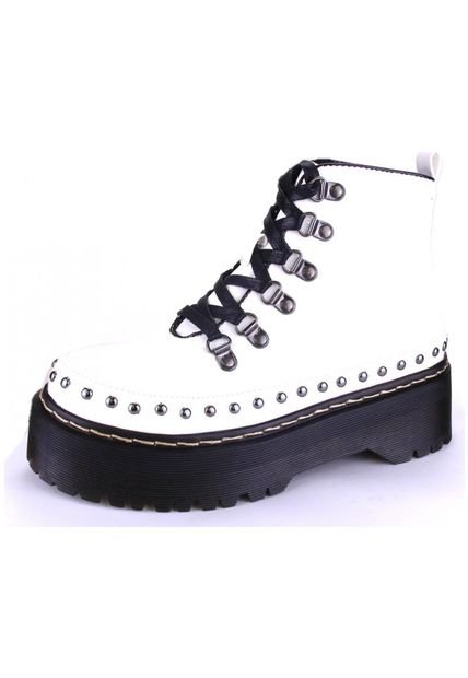 Botines blancos online dafiti