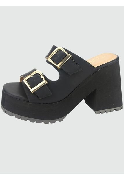 Sandalia Viva-5 Casual Negro Chalada