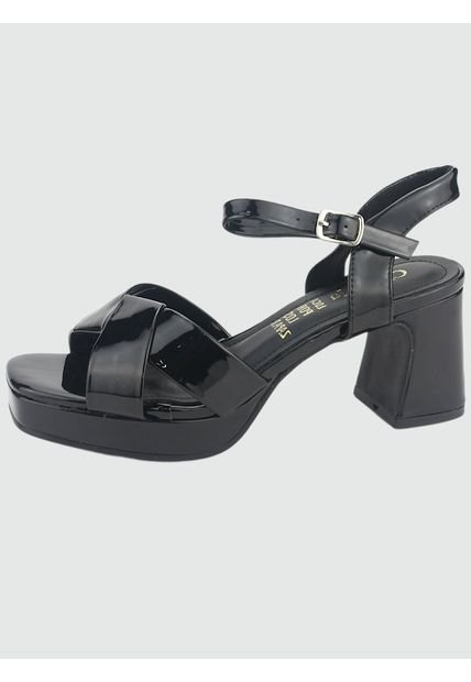 Sandalia Flora-1 Casual Negro Chalada