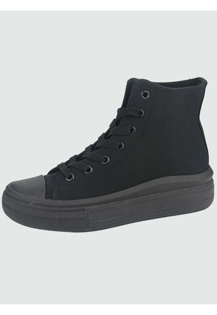 Zapatilla Clu-2 Plataforma Negro Chalada