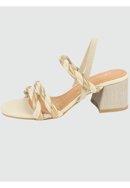 Sandalia Merlina-1 Casual Beige Chalada