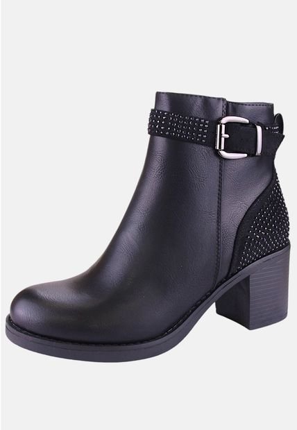 Botin Prata-2 Casual Negro Chalada