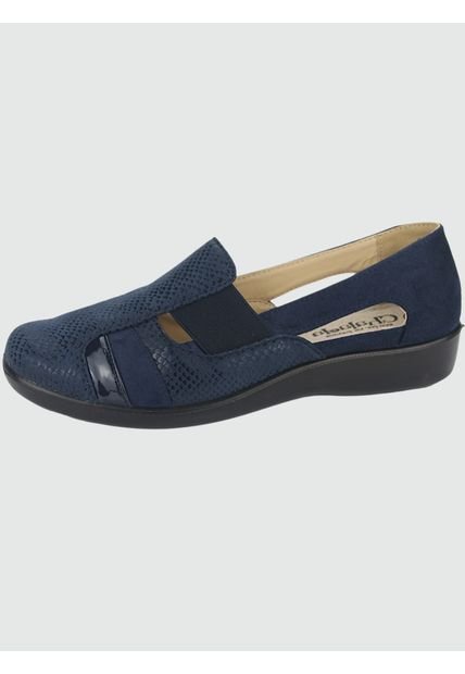 Zapato Deco-5 Comfort Azul Marino Chalada