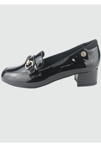 Mocasin Reyna-1 Casual Negro Chalada