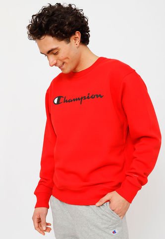 Poleron Champion Hombre Powerblend Rojo