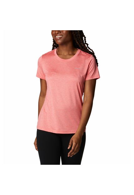 Polera Polo Mujer Columbia Hike Ss Rosado Columbia