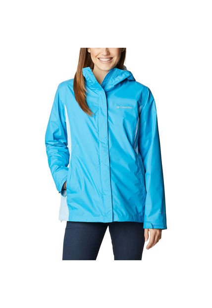 Cortaviento Impermeable II Celeste Mujer Columbia