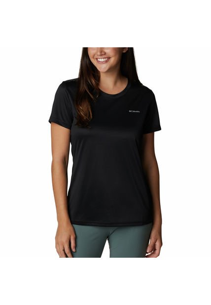 Polera Polo Mujer Columbia Hike Ss Negro Columbia