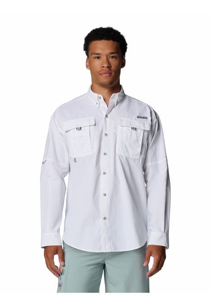 Camisa Hombre Bahama Ii Shirt Blanco Columbia