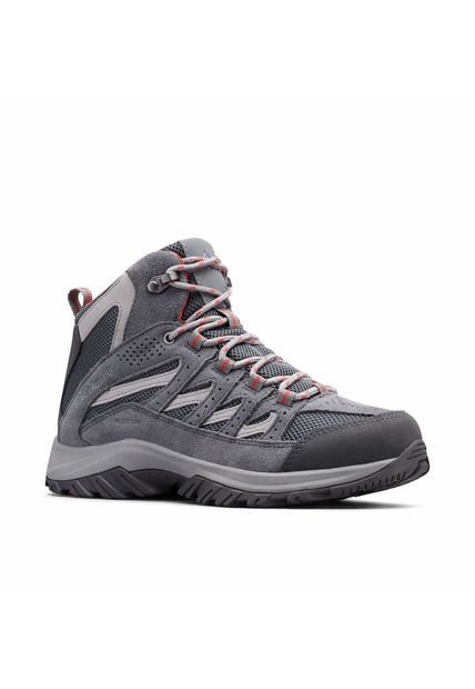 Bota Mujer Crestwood Mid Wtpf Gris Columbia